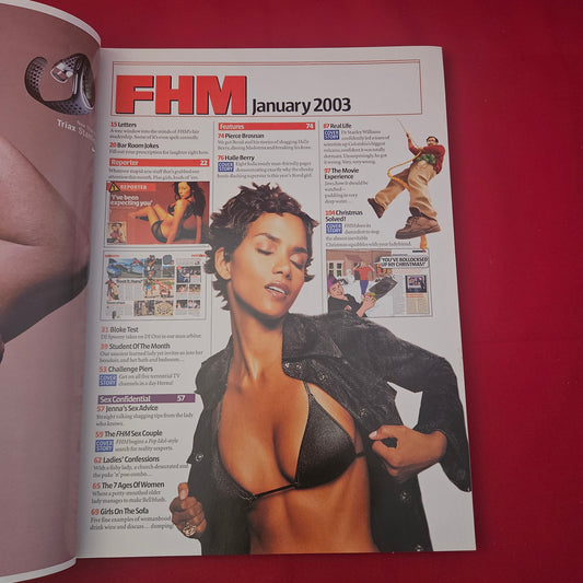 FHM Magazine January 2003 (1261) Halle Berry Shania Twain Pierce Brosnan
