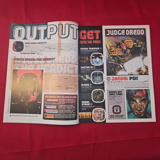 2000 AD Comic Magazine Prog 952 11 Aug 1995 (1266) Judge Dredd Vector 13 Slaine