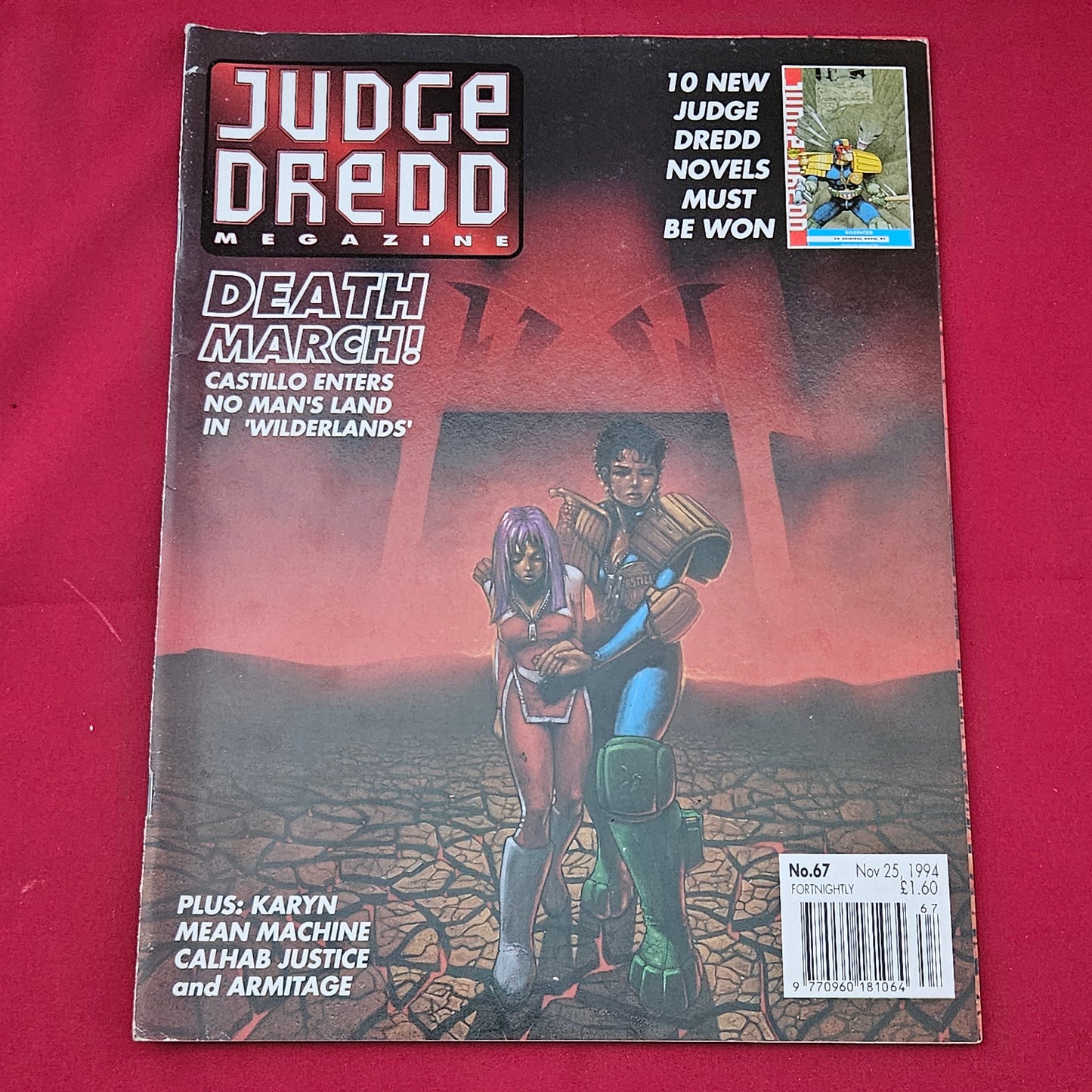 Judge Dredd Megazine 67 November 25 1994 Death March Wilderlands (1266)