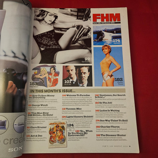 FHM Magazine 100 Sexiest 2001 (1270) Charlize Theron Clare Kramer Vanessa-Mae