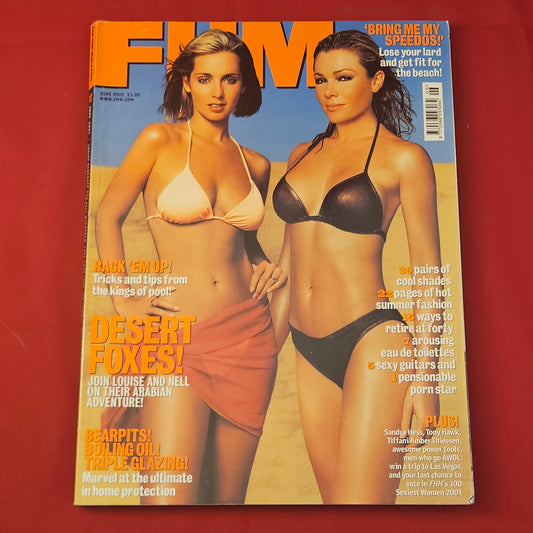FHM Magazine June 2001 (1272) Louise Redknapp Nell McAndrew Tiffani Thiessen