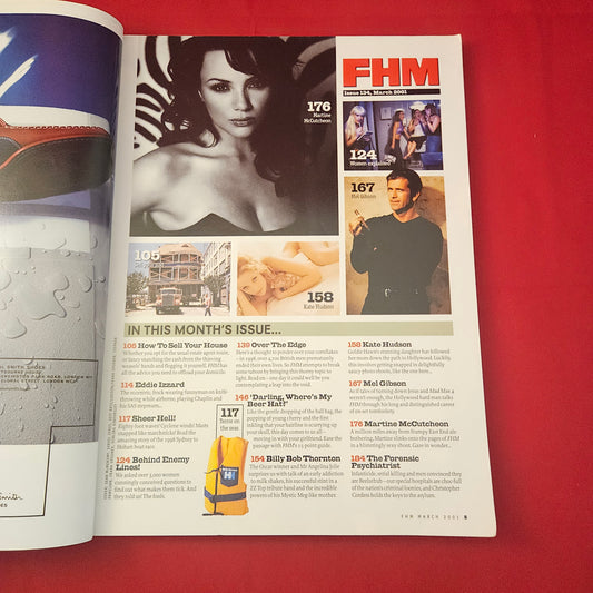 FHM Magazine March 2001 (1272) Martine McCutcheon Kate Hudson Mel Gibson