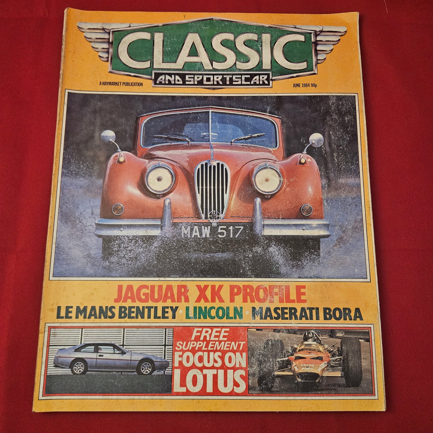 Classic & Sports Car Magazine June 1984 (1273) Jaguar XK Lotus Bora Lincoln