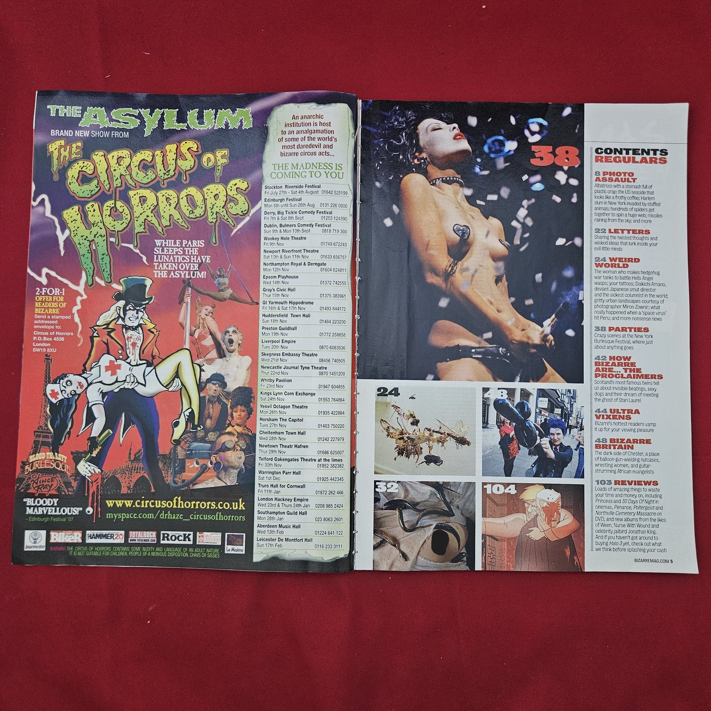 Bizarre Magazine December 2007 (1274) Belladonna Model Feature Alternative Glamour Tattoo Pop Culture Collectible