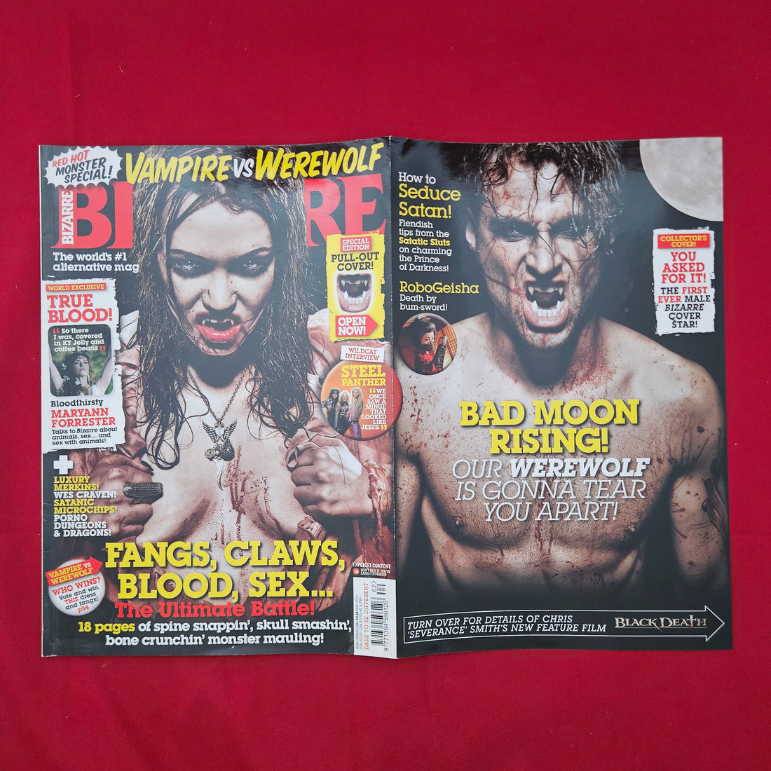 Bizarre Magazine October 2010 Issue 167 Vampire vs Werewolf Monster ...
