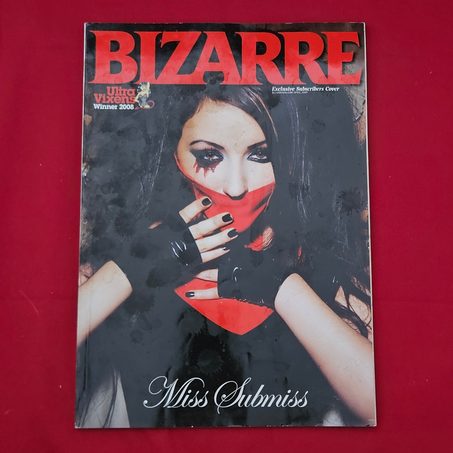 Bizarre Magazine April 2009 (1274) Subscribers Cover Miss Submiss Kat Von D