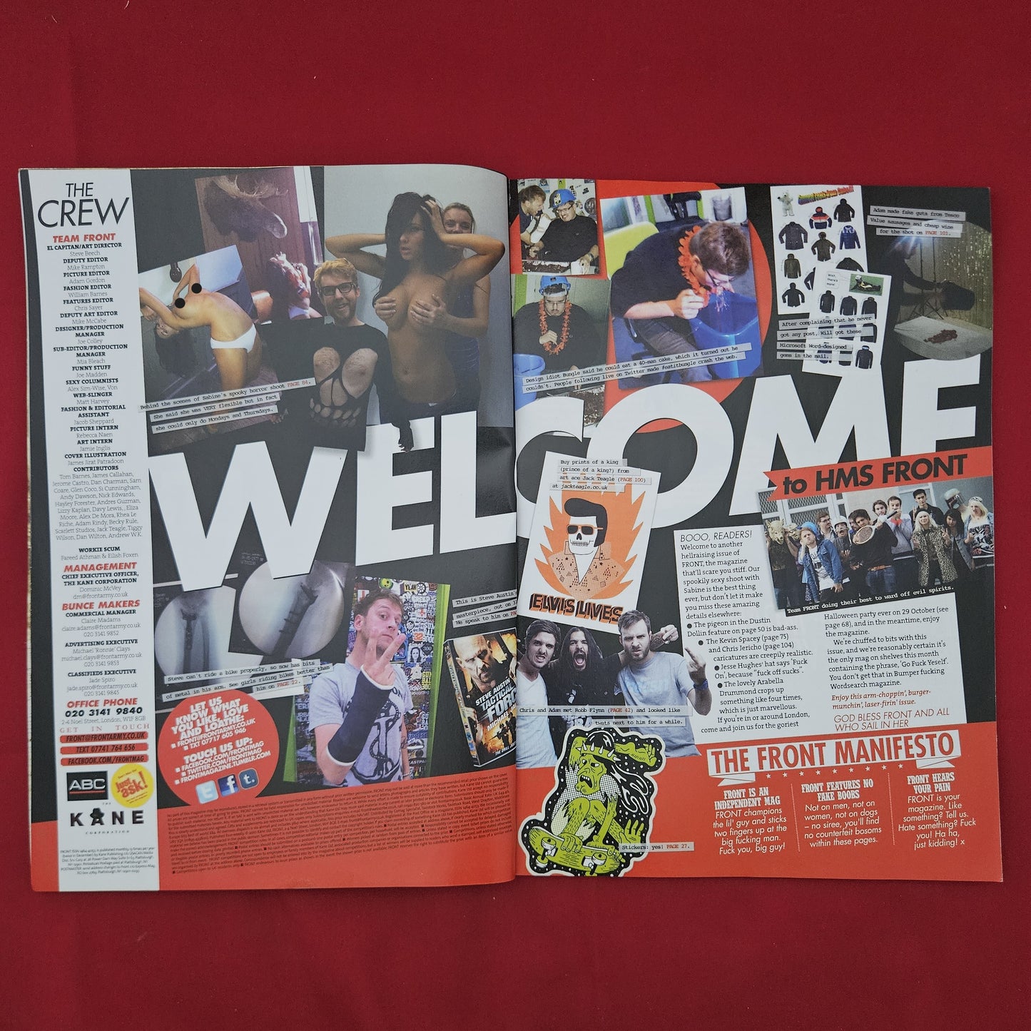 FRONT Magazine Issue 161 (1275) Sabine Stone Cold Steve Austin Machine Head