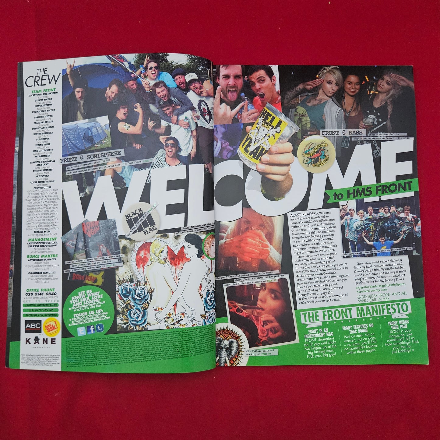 FRONT Magazine Issue 159 (1275) Arabella Drummond Mike Vallely Dallas Green