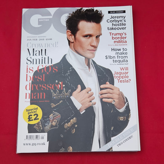 GQ Magazine UK Jan/Feb 2018 (1276) Matt Smith The Jacksons Charlie Brooker