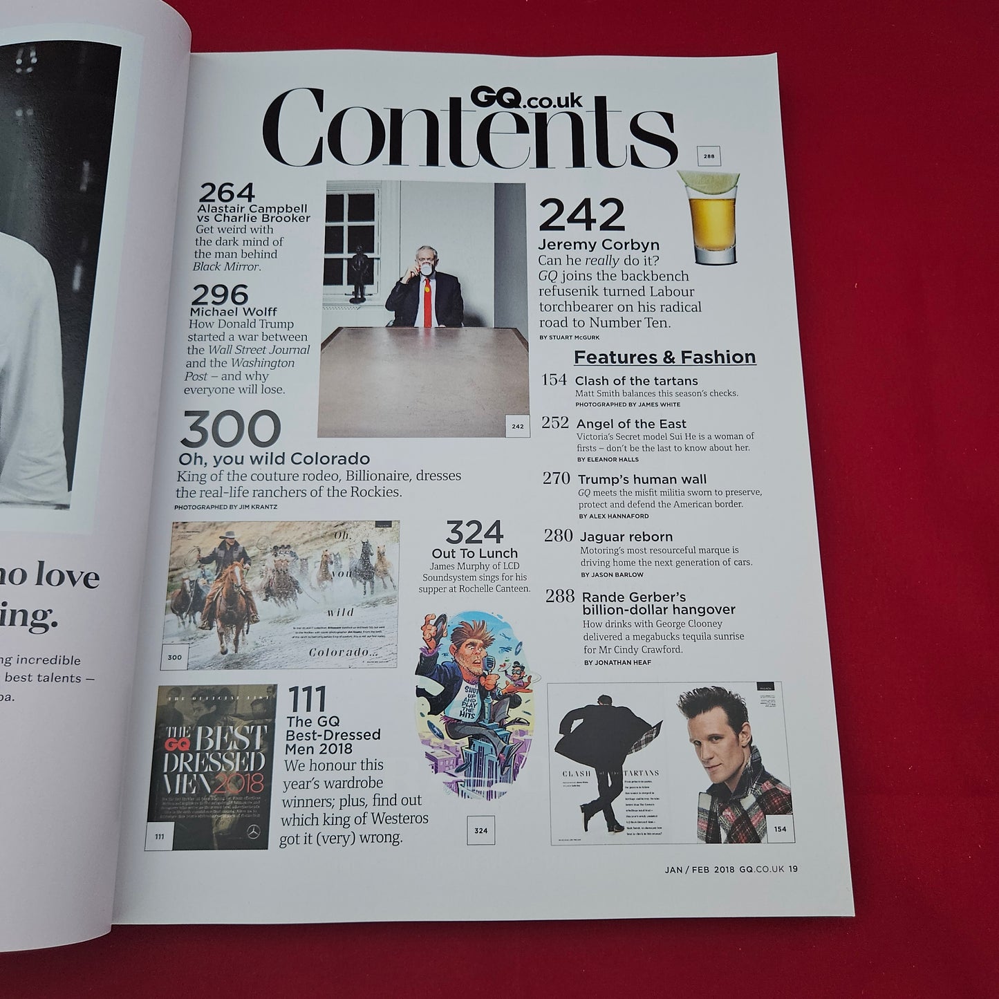GQ Magazine UK Jan/Feb 2018 (1276) Matt Smith The Jacksons Charlie Brooker