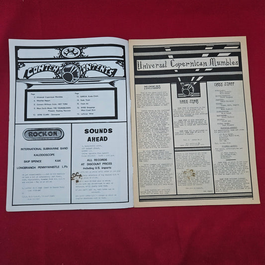 Dark Star Magazine June 1976 (1277) Vol 1 No 3 Jerry Garcia Gene Clark Hot Tuna
