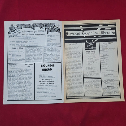 Dark Star Magazine August 1976 (1277) Vol 1 No 4 Jackson Browne Rick Griffin