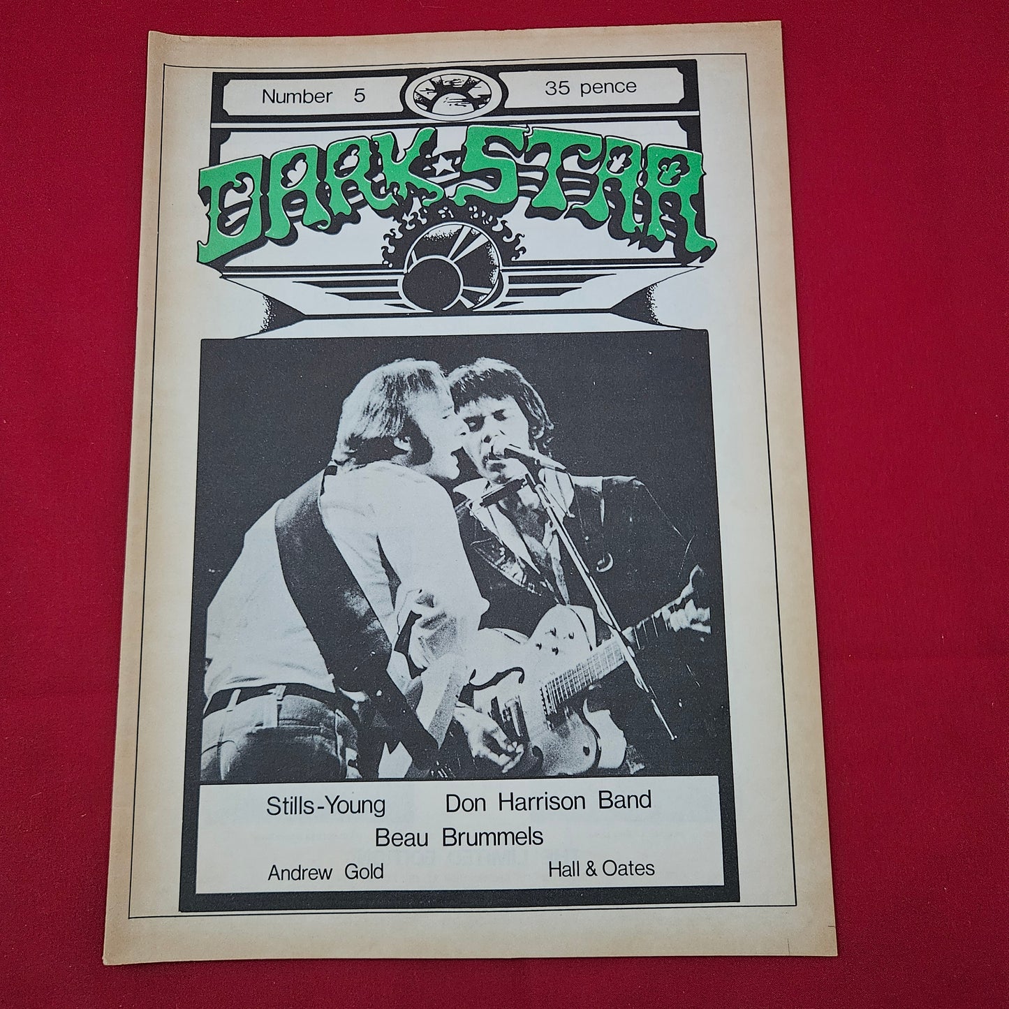 Dark Star Magazine October 1976 (1277) Vol 1 No 5 Stills-Young Hall & Oates