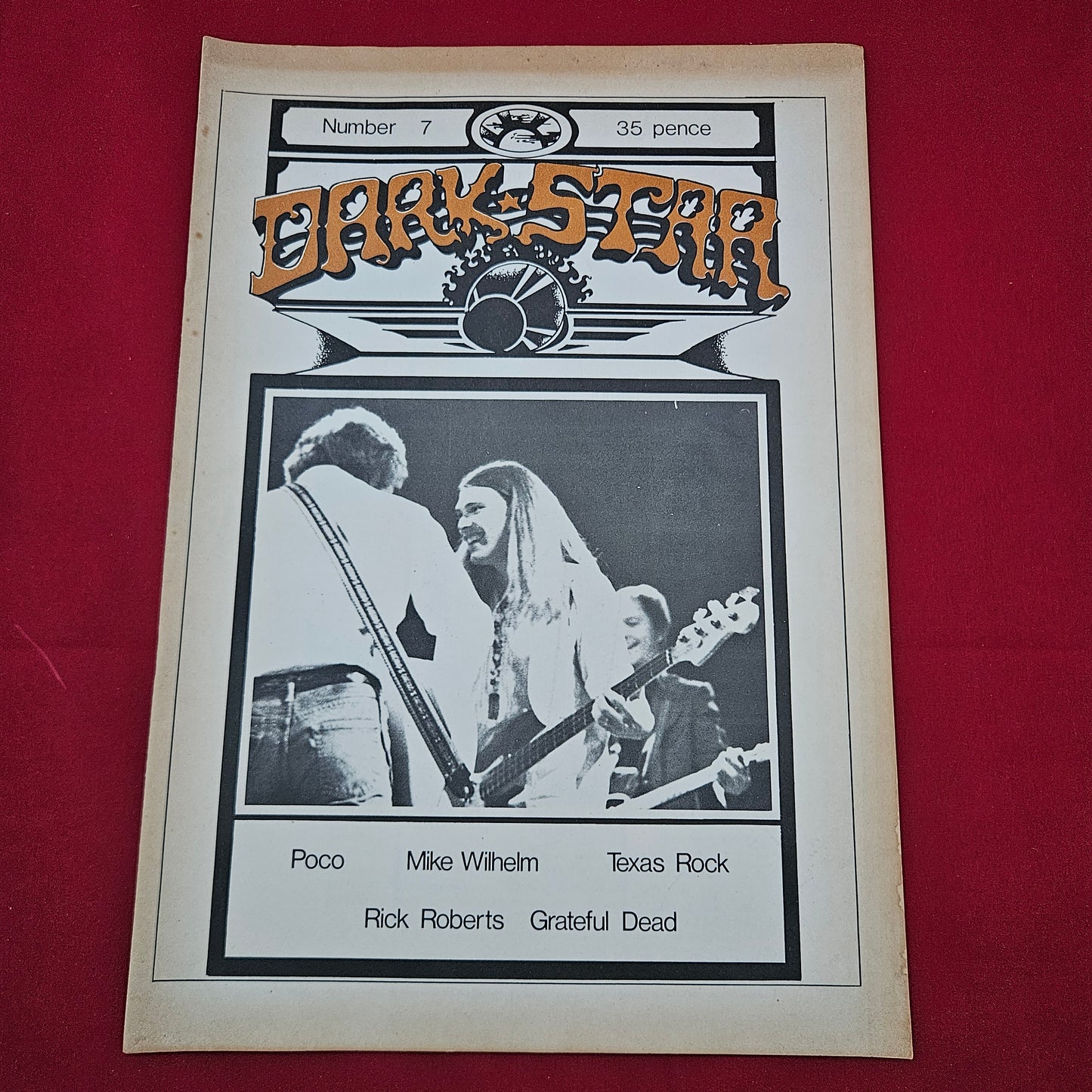 Dark Star Magazine February 1977 (1277) Vol 2 No 1 Poco Texas Rock Grateful Dead