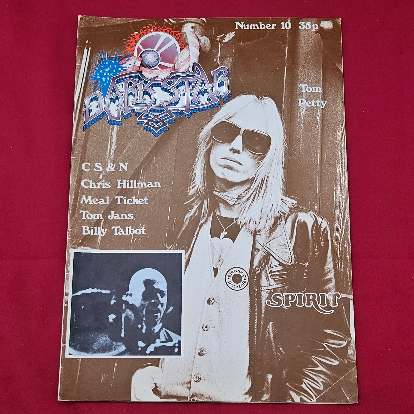 Dark Star Magazine August 1977 (1277) Vol 2 No 4 Tom Petty Spirit CSN UK Fanzine