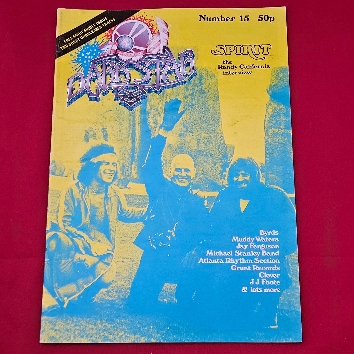 Dark Star Magazine June 1978 (1277) Vol 3 No 3 Spirit Muddy Waters Byrds Clover