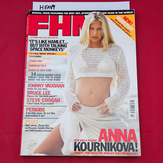FHM Magazine September 2001 (1280) Anna Kournikova Estella Warren Bruce Lee Movies