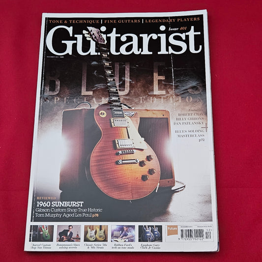 Guitarist Magazine December 2015 (1281) Issue 401 Blues Billy Gibbons Les Paul
