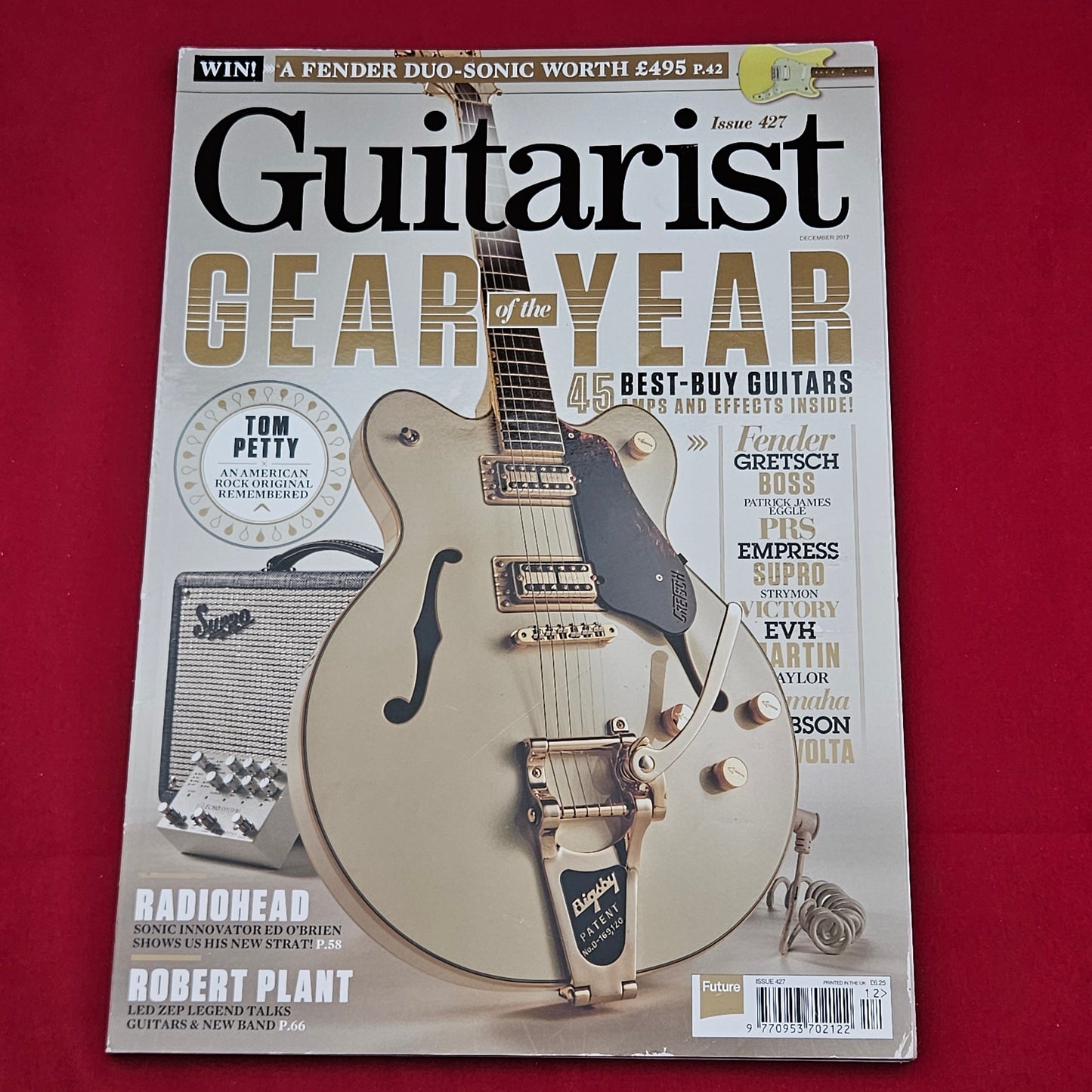 Guitarist Magazine December 2017 (1281) Issue 427 Gear of the Year Tom Petty
