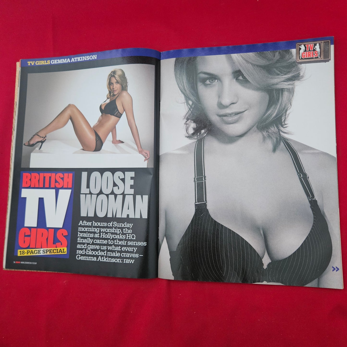 ZOO Magazine 28 Oct - 3 Nov 2005 (1282) Gemma Atkinson Emma Griffiths Rio Ferdinand