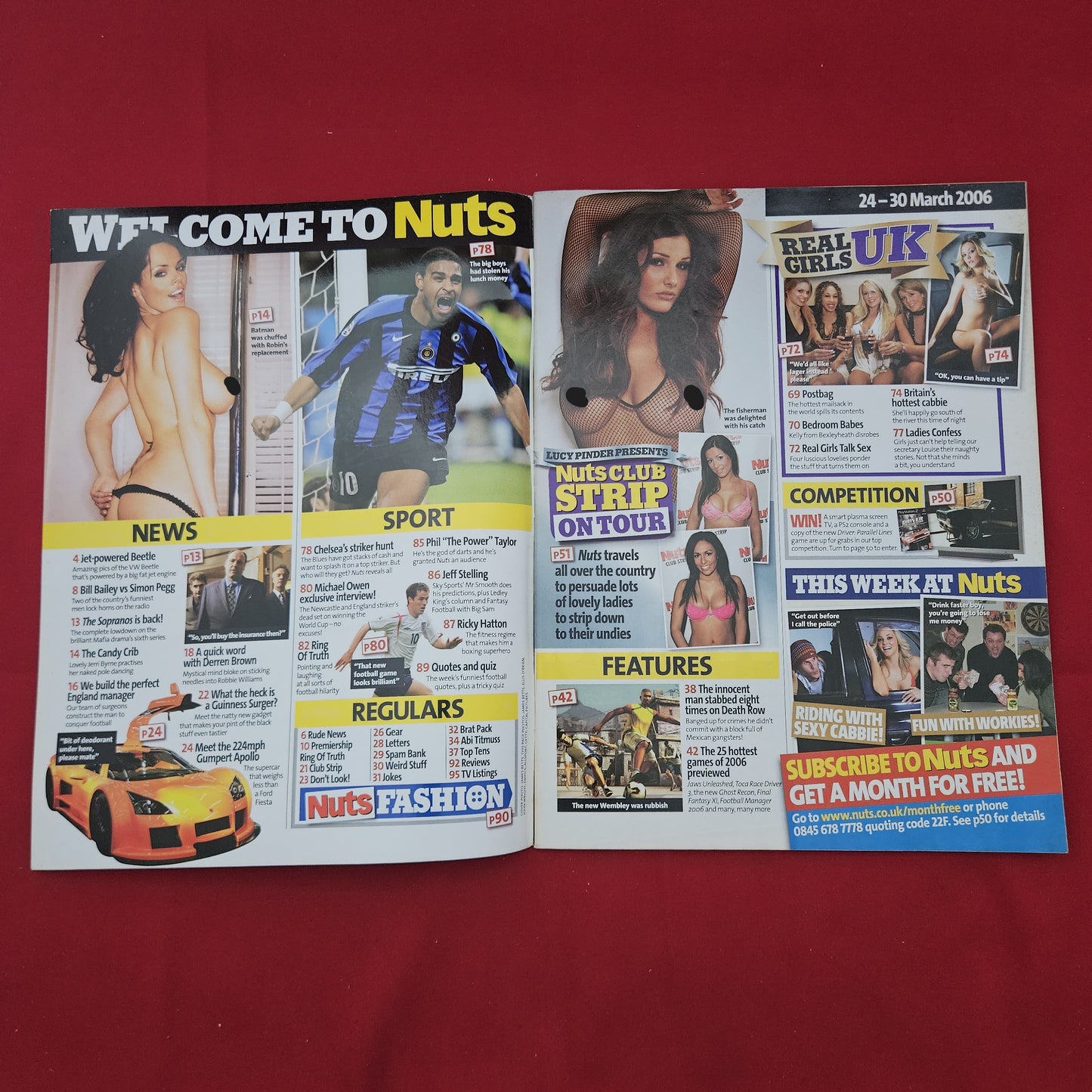 Nuts Magazine 24-30 March 2006 (1283) Lucy Pinder UK Glamour Models Y2K