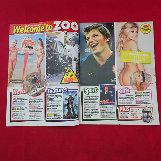 ZOO Magazine 28 August - 3 September 2009 (Issue 286) SKU: 1283 (1283) Sam Cooke Amy Green Holly Willoughby