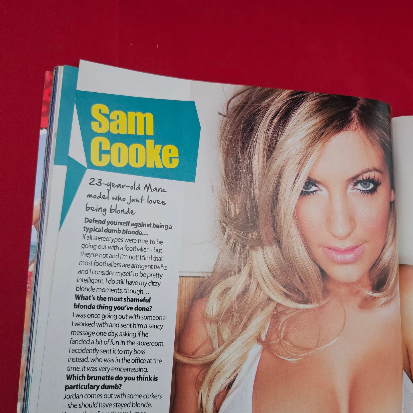 ZOO Magazine 28 August - 3 September 2009 (Issue 286) SKU: 1283 (1283) Sam Cooke Amy Green Holly Willoughby