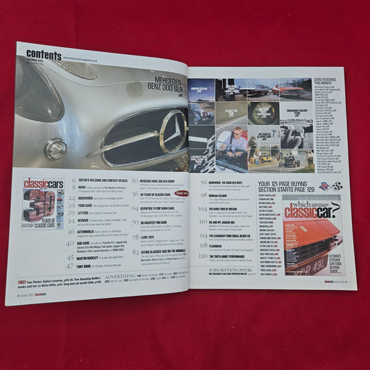 Classic Cars Magazine October 2003 (1285) 30 Years Mercedes 300SLR Daytona
