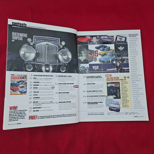 Classic Cars Magazine November 2004 (1285) 16 Best Classics Shelby Toyota MGB