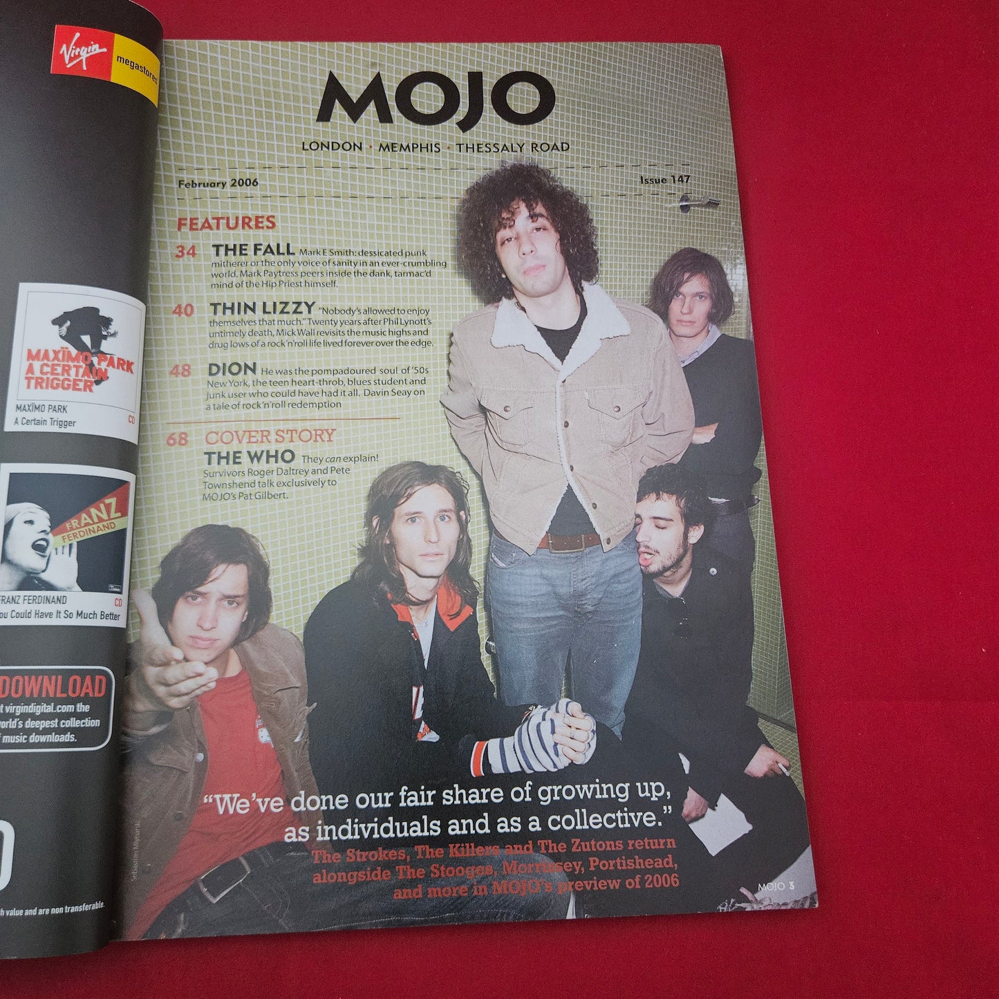 Mojo Magazine February 2006 (1288) Issue 147 The Who Thin Lizzy The Strokes