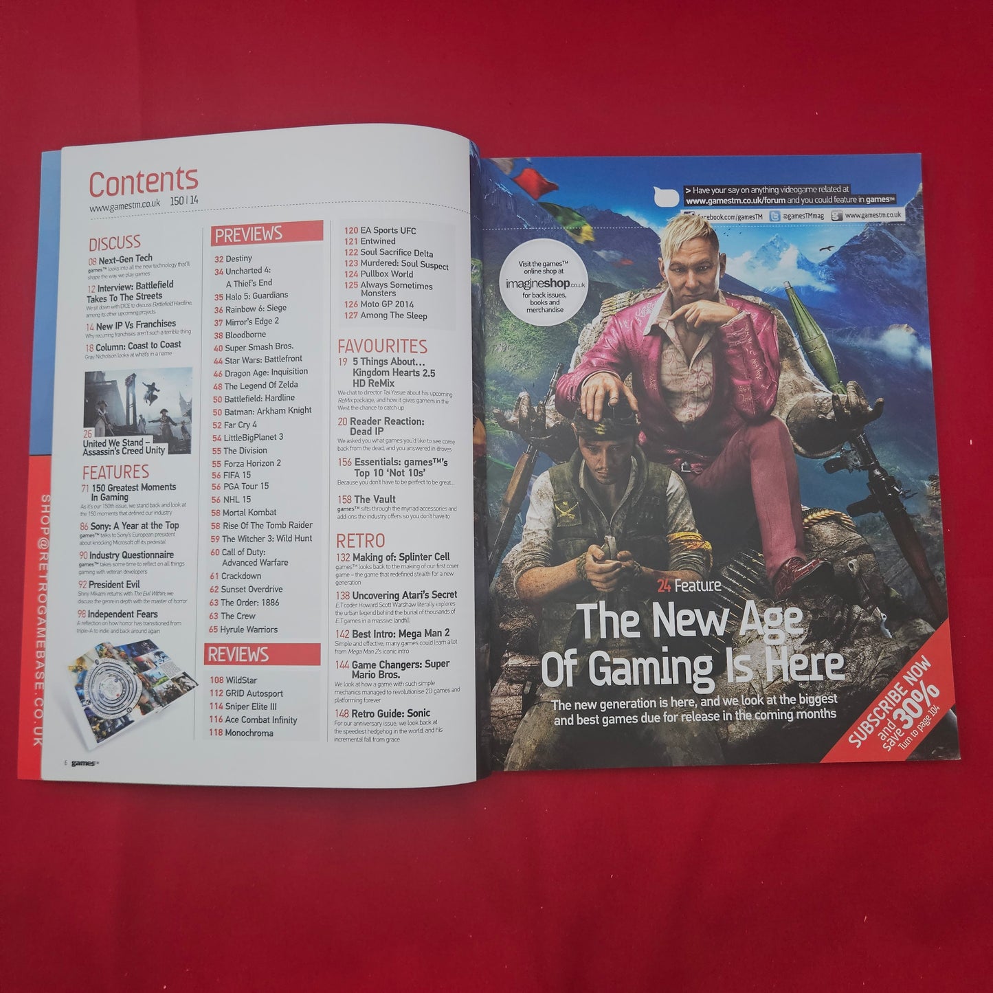 gamesTM Magazine Issue 150 (1289) Assassin's Creed Unity Uncharted 4 PS4 Xbox
