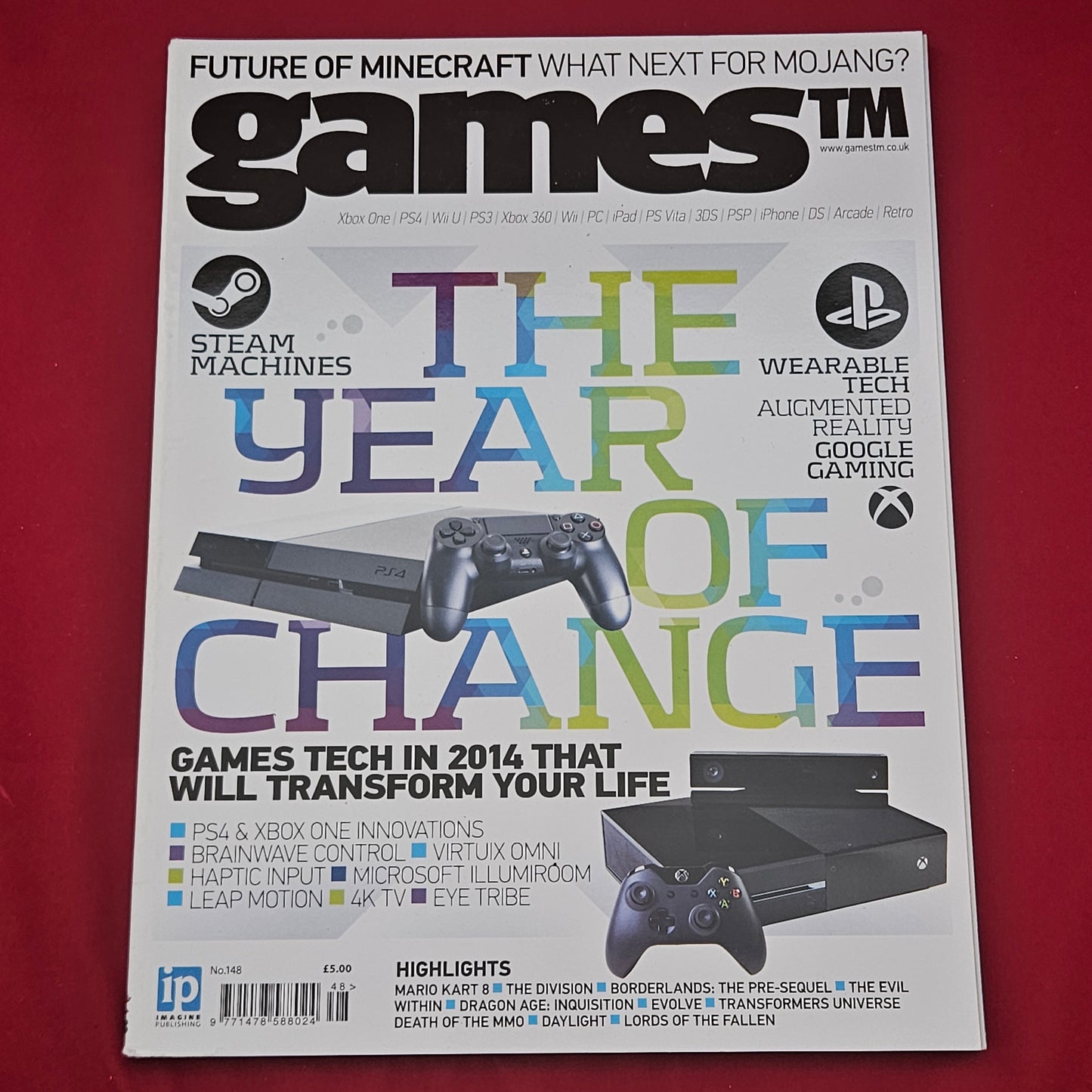 gamesTM Magazine Issue 148 (1289) PS4 Xbox One The Division Mario Kart Minecraft