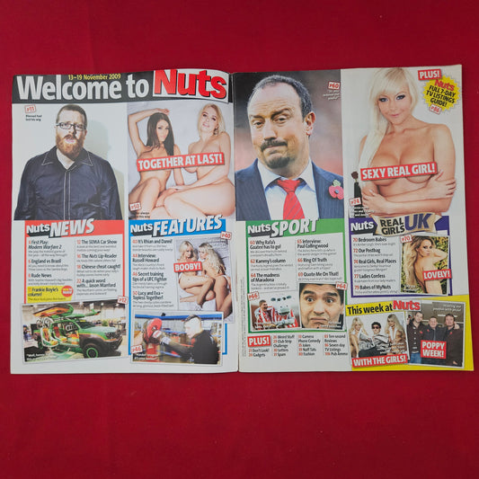 Nuts Magazine 13-19 November 2009 (1291) POSTER Lucy Pinder Rhian Sugden Danni Wells