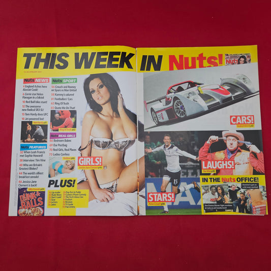 Nuts Magazine 14-20 January 2011 (1291) POSTER Jessica-Jane Clement Helen Flanagan