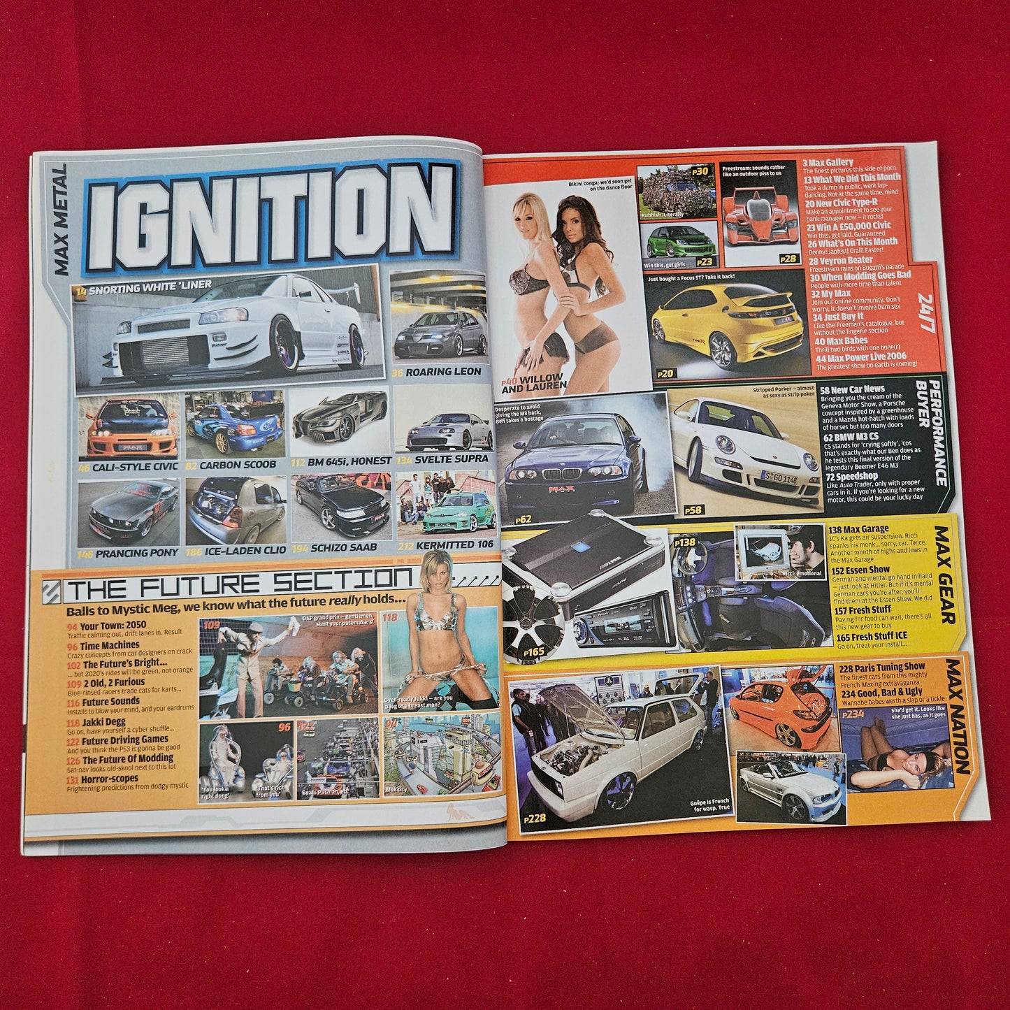 Max Power Magazine Spring 2006 (1293) Skyline 700bhp Jakki Degg Willow & Lauren