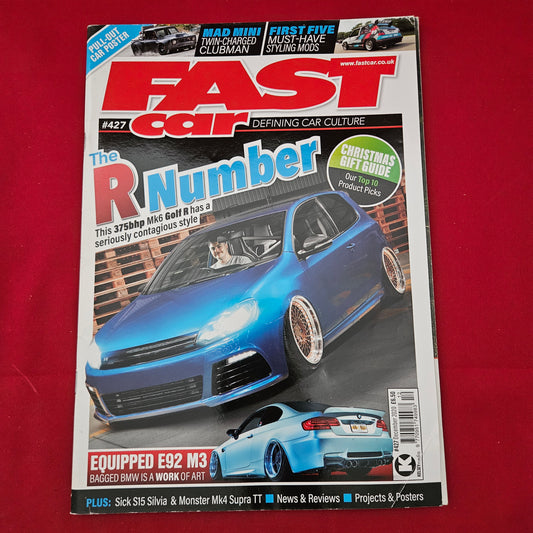 Fast Car Magazine December 2020 #427 (1294) VW Mk6 Golf R BMW E92 M3 Supra TT