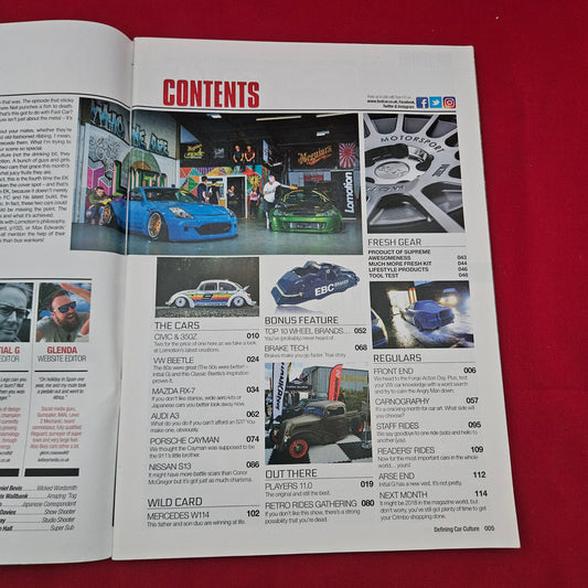 Fast Car Magazine December 2017 #388 (1294) Lomotion Civic 350Z Apple Beetle