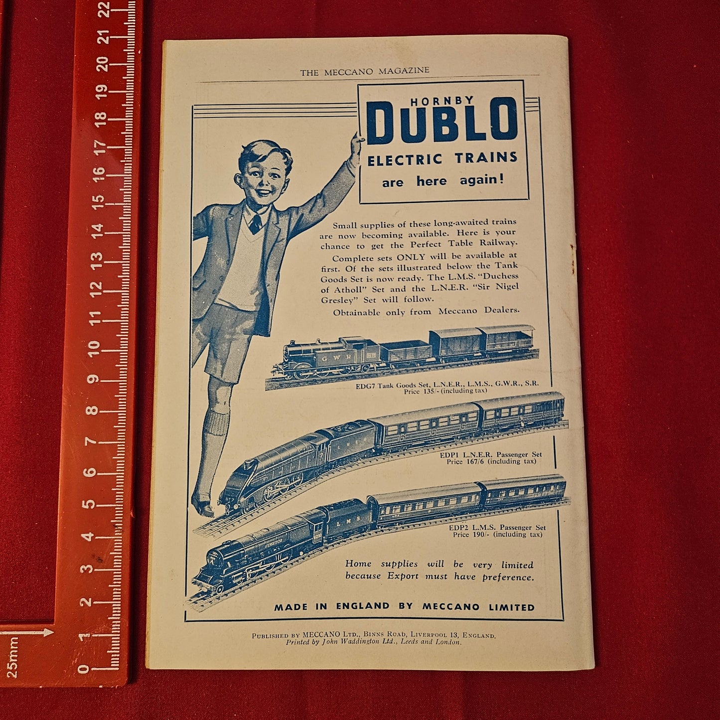 Vintage MECCANO Magazine May 1948 (004) Vol 33 No 5 Hornby Dublo Trains Dinky Toys
