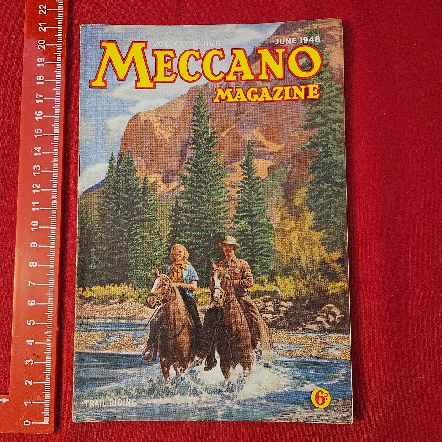 Vintage MECCANO Magazine June 1948 (004) Vol 33 No 6 Hornby Dublo Trains