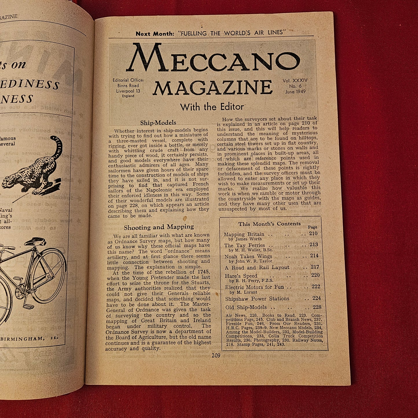 Vintage MECCANO Magazine June 1949 (004) Vol 34 No 6 Hornby Dublo Trains