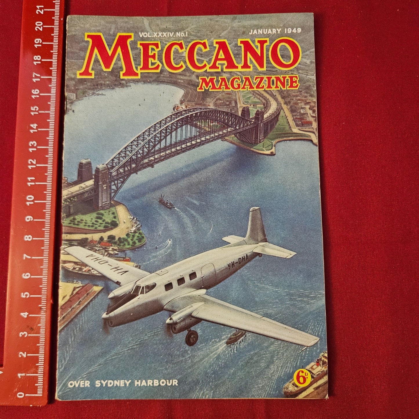 Vintage MECCANO Magazine January 1949 (004) Vol 34 No 1 Hornby Dublo Dinky Toys