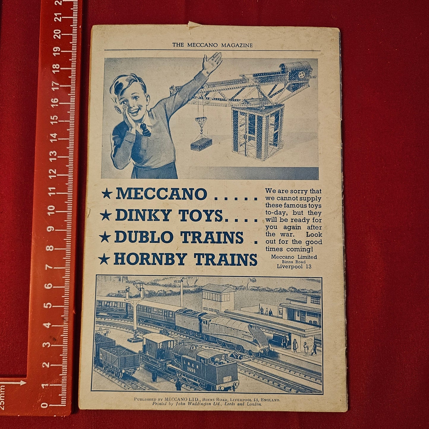 Vintage MECCANO Magazine February 1945 (004) Vol 30 No 2 Vickers Warwick WWII