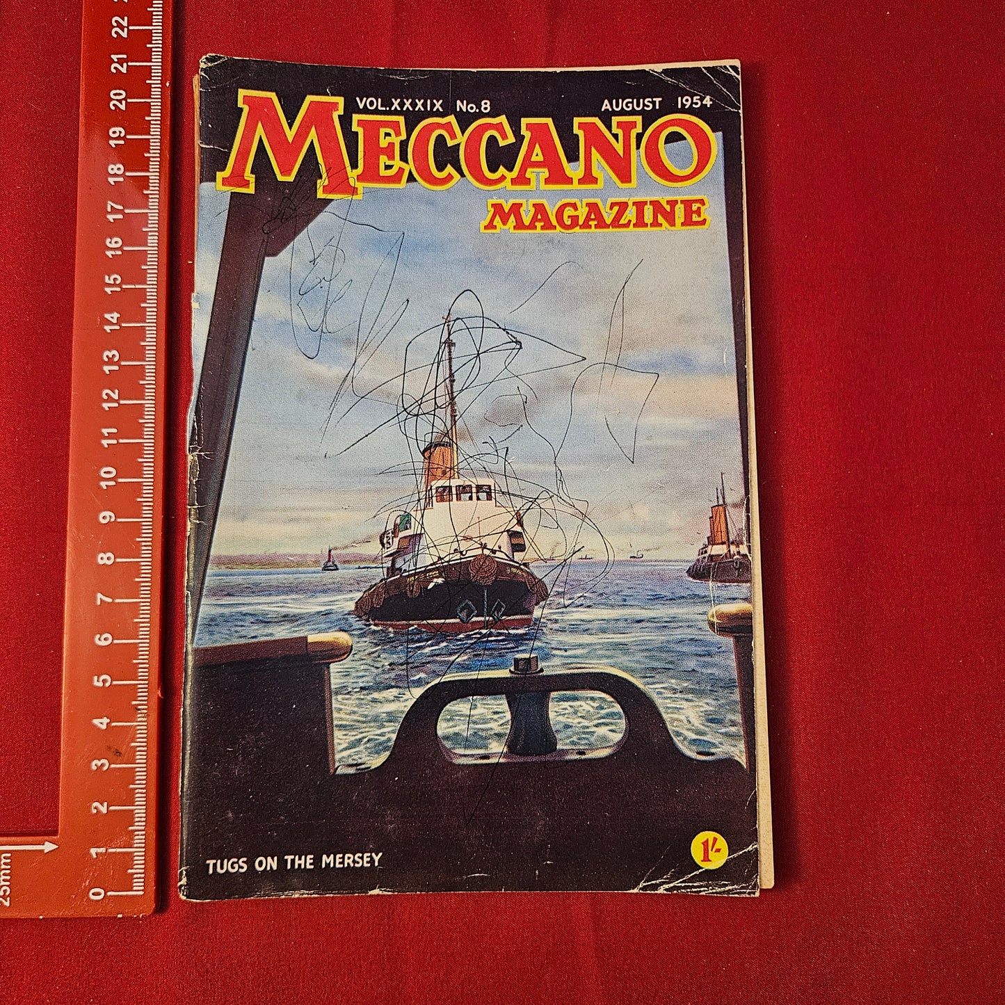 Vintage MECCANO Magazine August 1954 (004) Vol 39 No 8 Dinky Toys Prince William