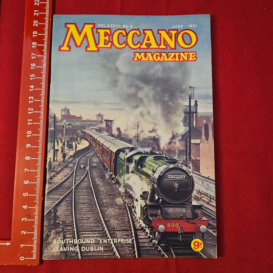 Vintage MECCANO Magazine June 1951 (004) Vol 36 No 6 Enterprise Train Irish Railway