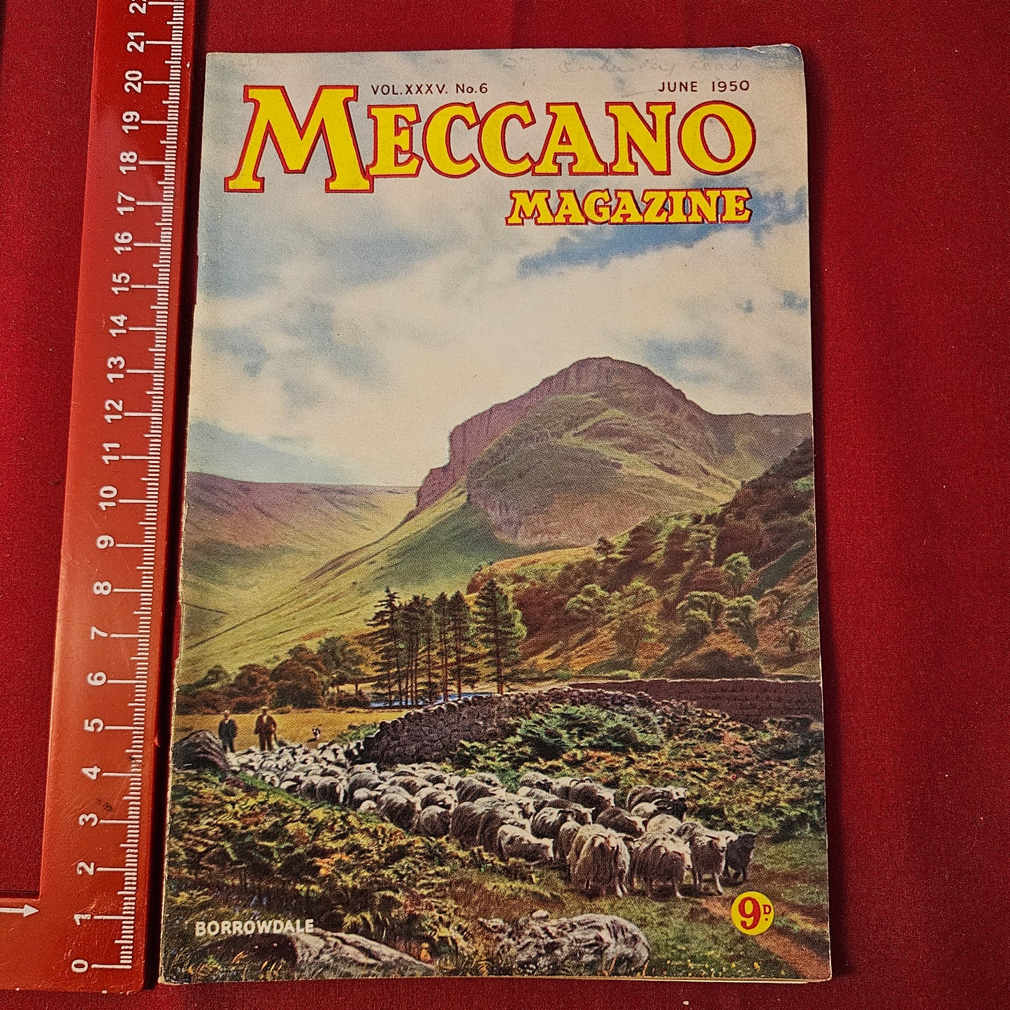 Vintage MECCANO Magazine June 1950 (004) Vol 35 No 6 Borrowdale Gears Outfit A