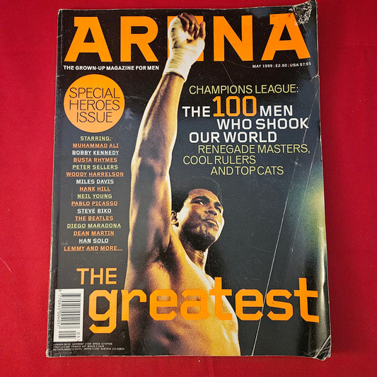 Arena Magazine May 1999 (1296) Muhammad Ali The Greatest 100 Heroes Issue