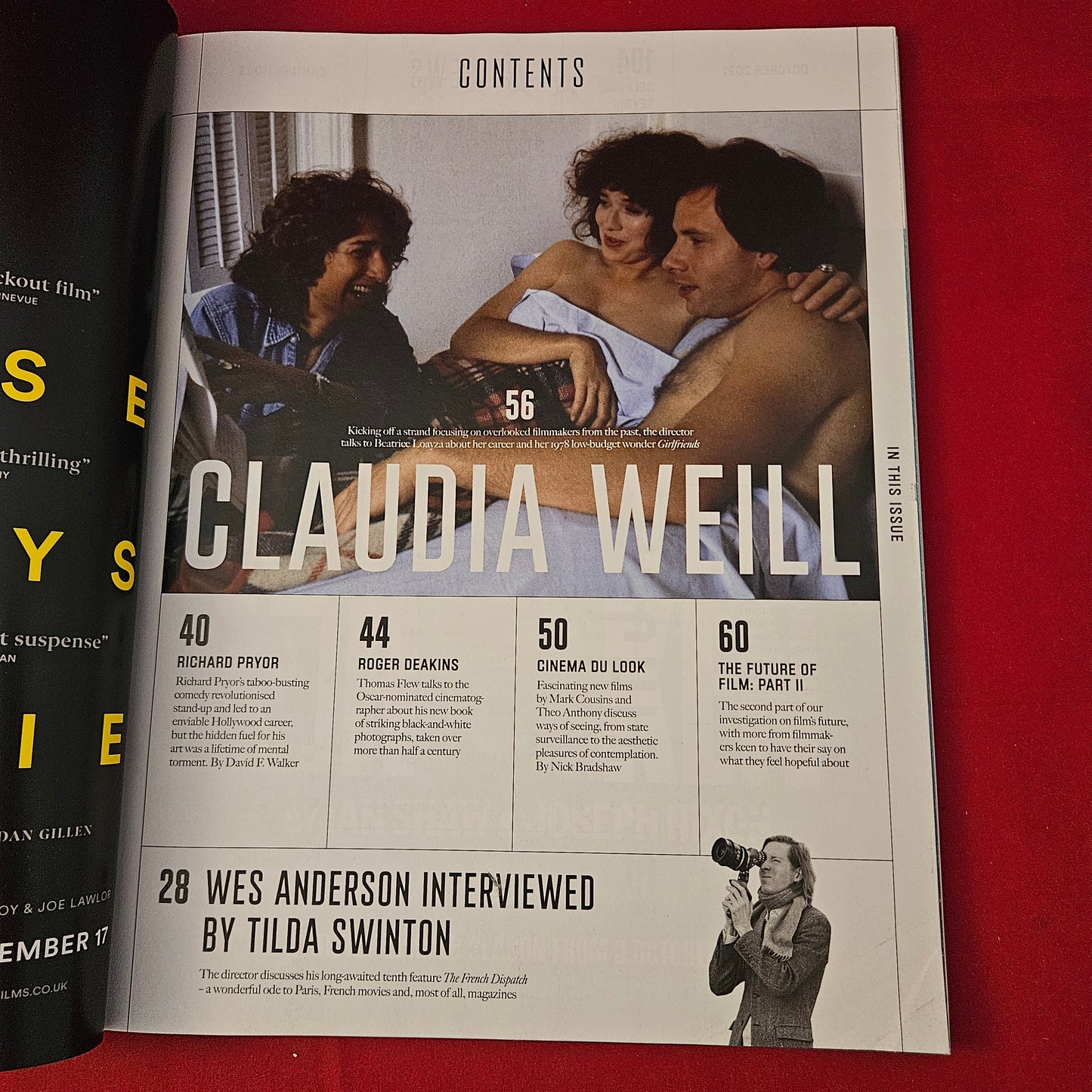 Sight & Sound Magazine October 2021 Vol 31 #8 (1297) Wes Anderson Tilda Swinton