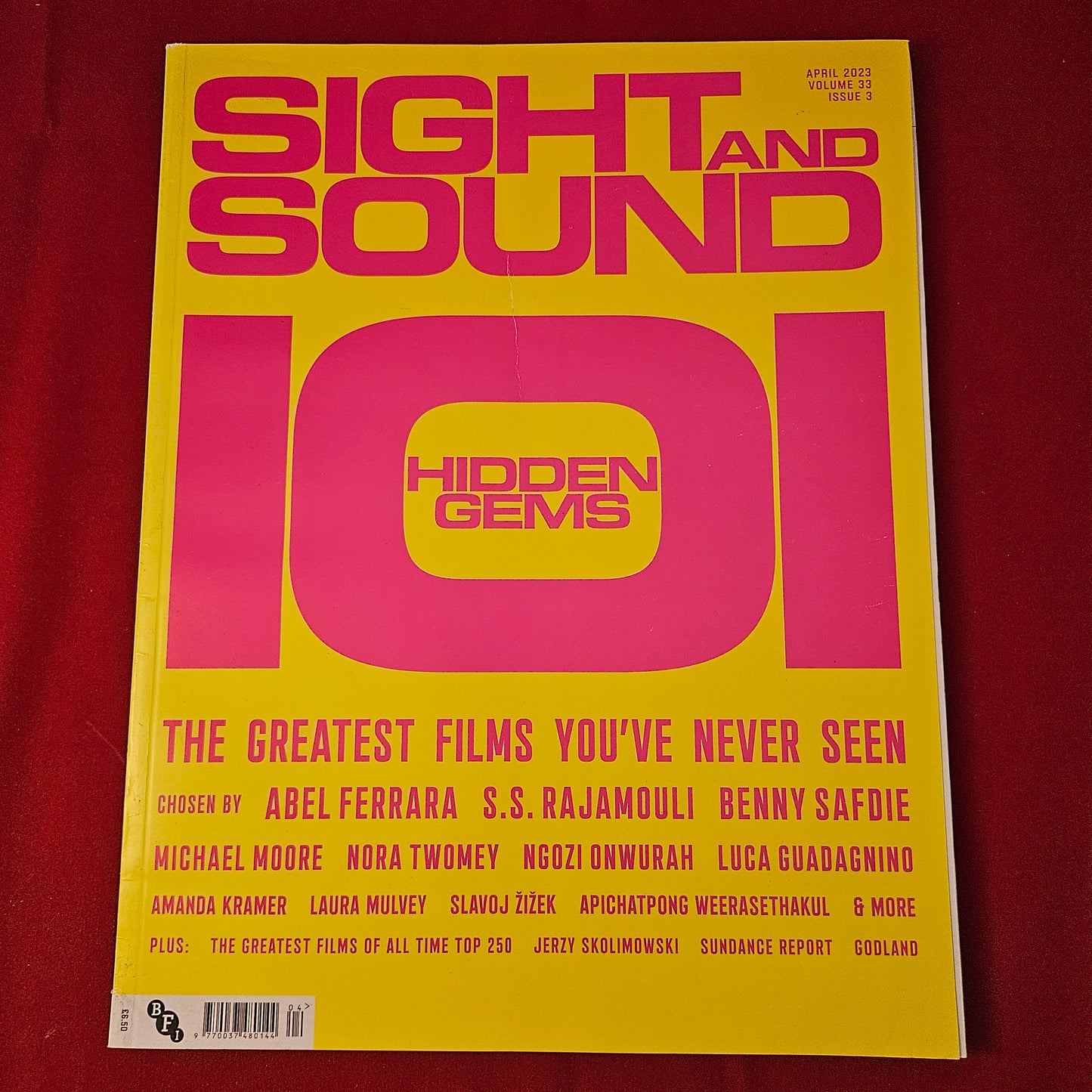 Sight & Sound Magazine April 2023 Vol 33 #3 (1297) 101 Hidden Gems Top 250 Films