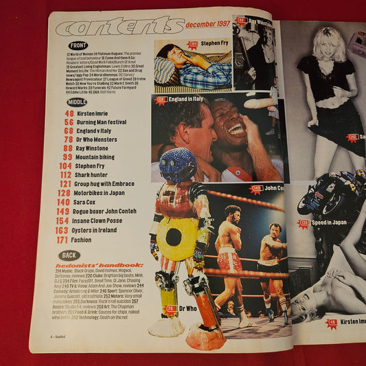 LOADED Magazine December 1997 (1298) KELLY BROOK POSTER Sara Cox Ray Winstone 90s