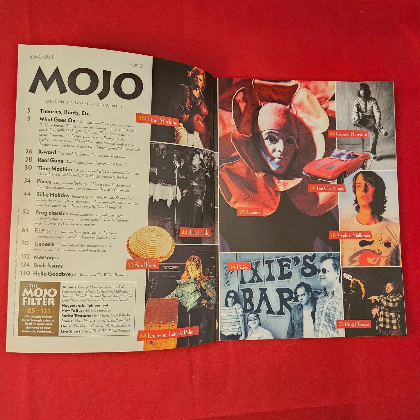 MOJO Magazine March 2001 (1300) GENESIS Peter Gabriel Prog Rock ELP Pixies